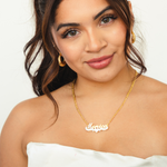 Double Plated Custom Heart Name Necklace Chantel The Label