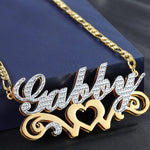 Double Plated Heavenly Love Name Necklace Chantel The Label