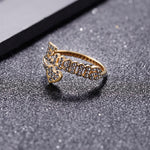 Personalized Iced Out Ring Chantel The Label