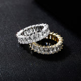 Baguette Iced Out Ring Chantel The Label