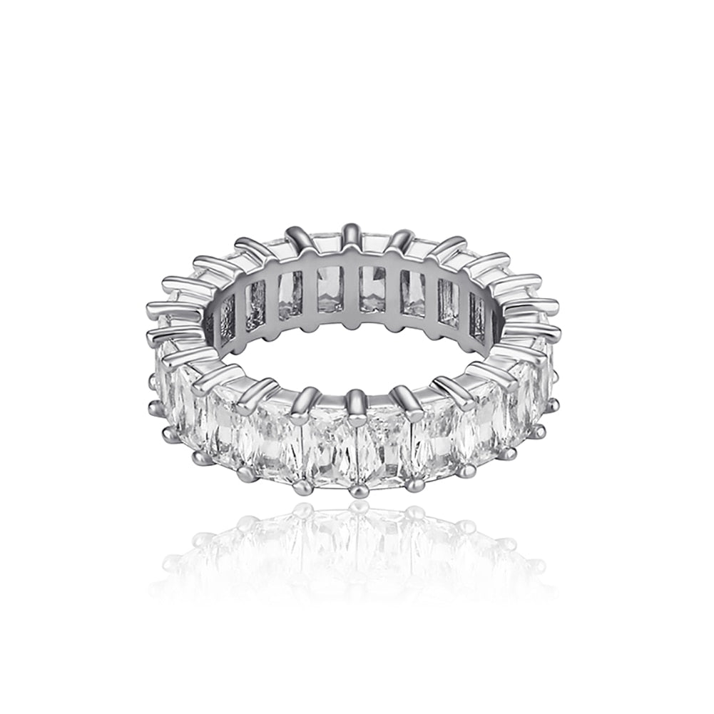 Baguette Iced Out Ring Chantel The Label