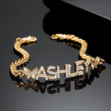 Diamond Personalized Name Bracelet Chantel The Label